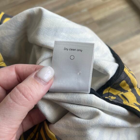 Miaou Lotte Dress in Yellow Zebra Print M - Picture 5 of 6